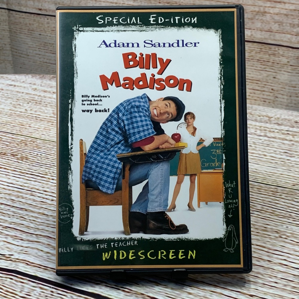 Billy Madison [1995 Special Edition Widescreen DVD]‎ Adam Sandler Comedy Movie